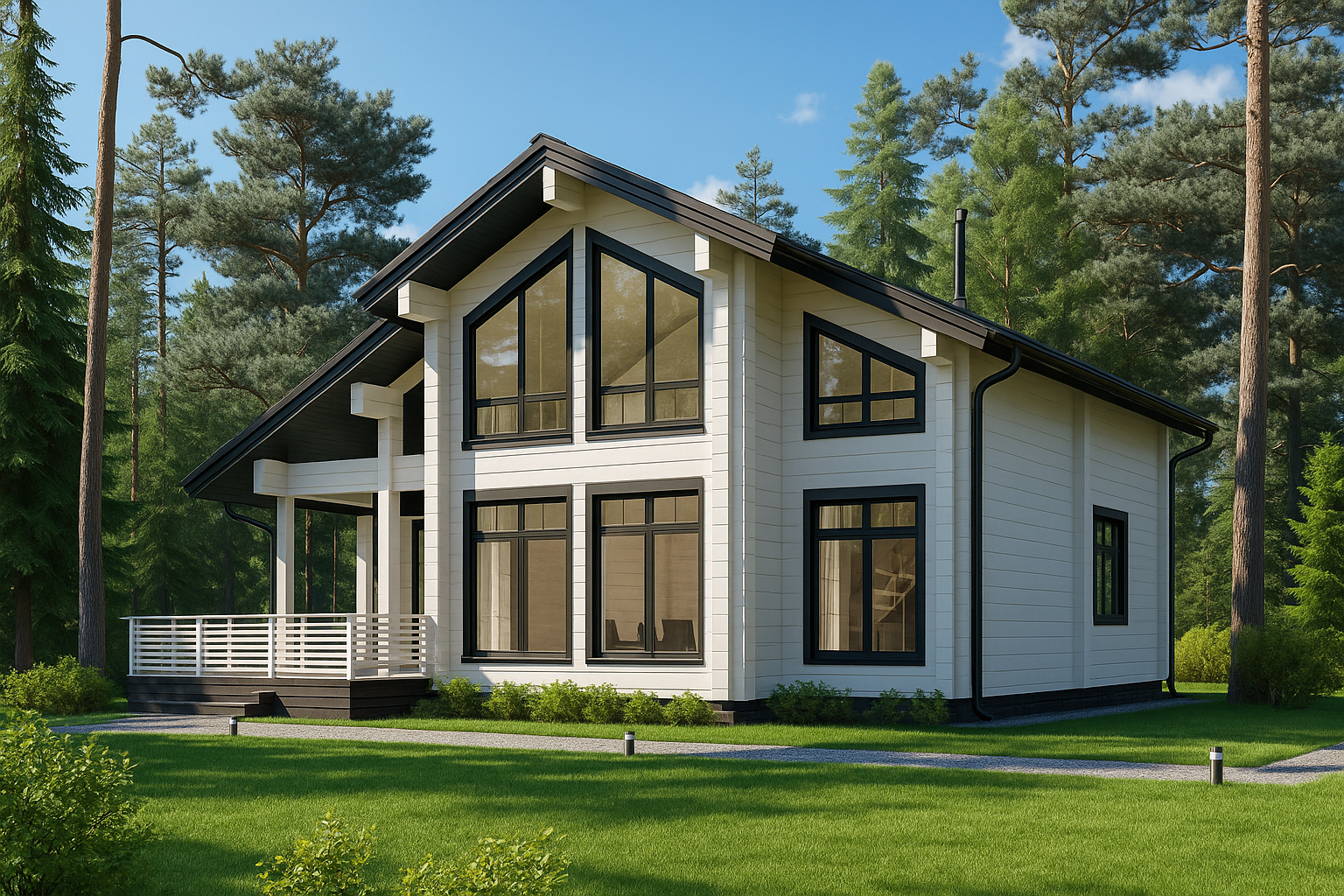 Дом из клееного бруса VZ-352